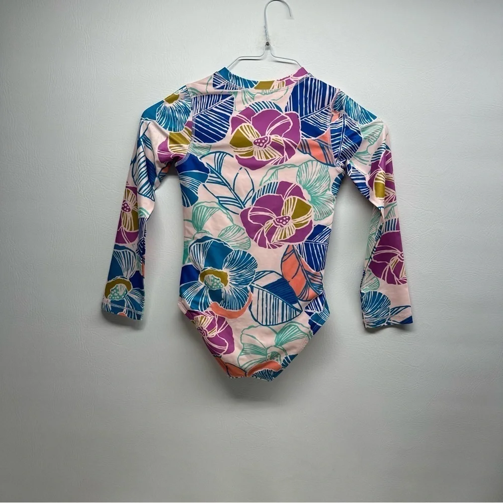 TEA Floral Girls Swimwear - Multicolor one piece size 8